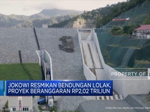 Jokowi Resmikan Bendungan Lolak, Proyek Beranggaran Rp2,02 Triliun
