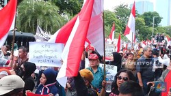 Massa Geruduk Kantor KPU RI, Tuntut Hal Ini