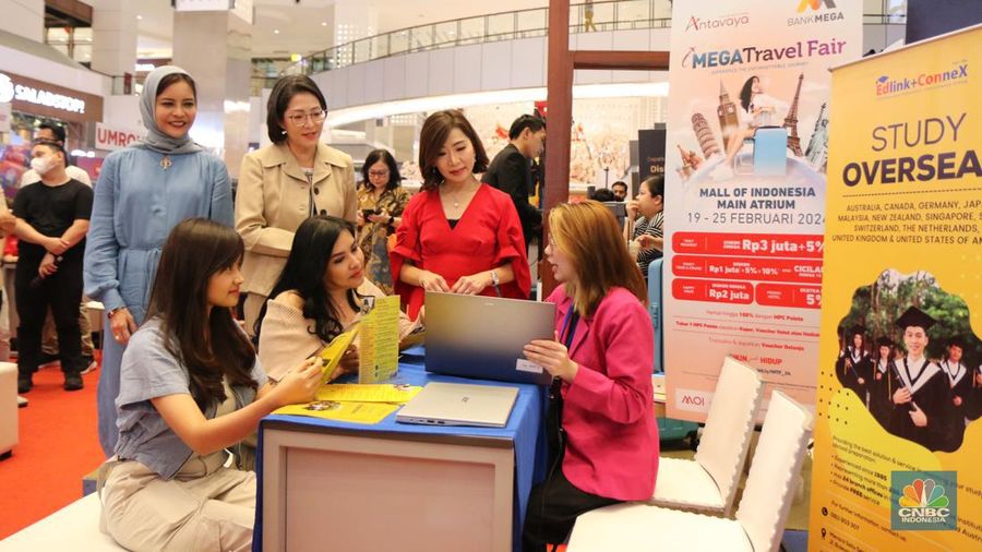 Mega Travel Fair. (CNBC Indonesia/Zefanya Aprilia)