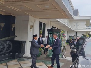 Menhan Prabowo Sambut Kunjungan Menhan Sekaligus Wakil PM Australia