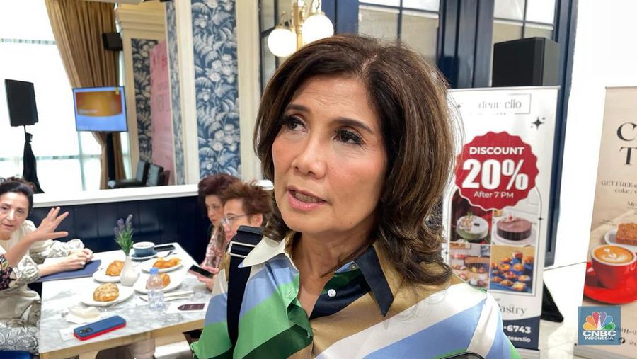 Pengamat Ekonomi Aviliani dalam Talkshow Geliat Ekonomi dan Retail Pasca Pemilu di Indonesia. (CNBC Indonesia/Rindi Salsabilla)