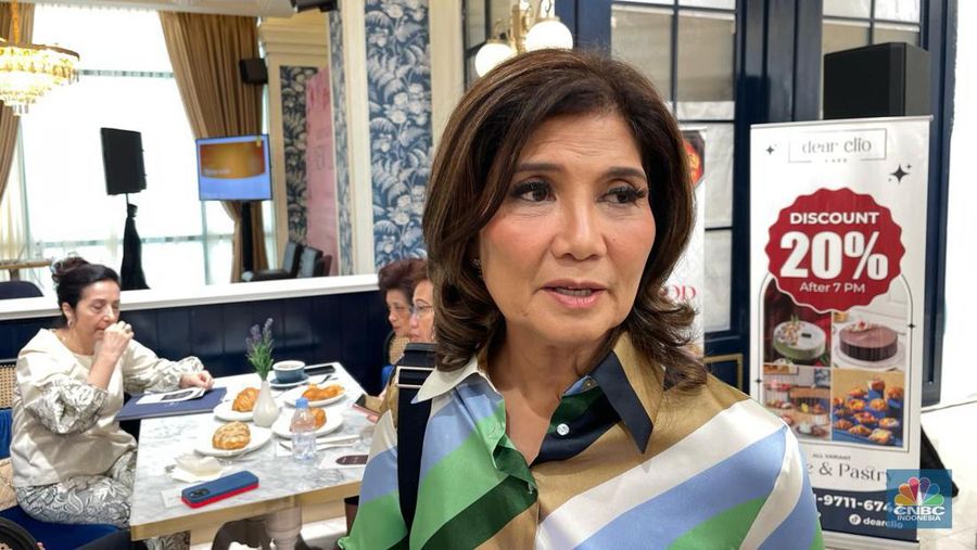 Pengamat Ekonomi Aviliani dalam Talkshow Geliat Ekonomi dan Retail Pasca Pemilu di Indonesia. (CNBC Indonesia/Rindi Salsabilla)