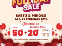 Transmart Full Day Sale Hadir Lagi, Pelanggan Bisa Raih Diskon 50%+20%