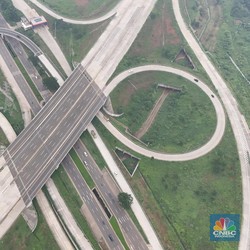 Penampakan Megah Konstruksi Proyek Tol Serpong-Balaraja Seksi 1B