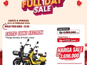 Full Senyum! Beli Sepeda Listrik di Transmart Diskon Rp 1,2 Juta