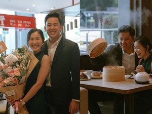 Gemas! Pasangan Ini Pilih Resto Favorit Saat Kencan sebagai Tempat Prewedding
