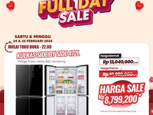 Kulkas Ini Diskon Besar di Transmart Full Day Sale!