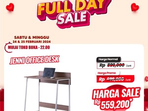 Meja Kantor Ini Cuma 550 Ribuan di Transmart Full Day Sale!