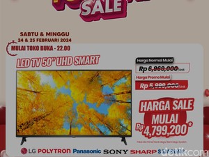 TV LED 65 Inch Diskon Sampai Rp 4 Jutaan di Transmart Full Day Sale!