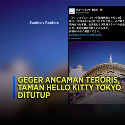 Video: Geger Ancaman Teroris, Taman Hello Kitty Tokyo Ditutup