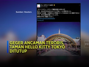 Video: Geger Ancaman Teroris, Taman Hello Kitty Tokyo Ditutup