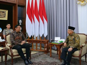 Sowan ke Rumah Wapres Maruf Amin, AHY Dapat Nasihat Ini