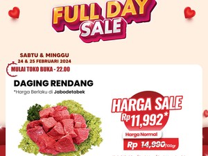 Serbu! Daging Rendang Diskon Gede-gedean di Transmart Full Day Sale