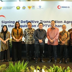 MIND ID Sebut Nilai Divestasi Vale Sekitar Rp4,69 Triliun