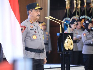 Wakapolri Pimpin Upacara Kenaikan Pangkat 4 Perwira Tinggi