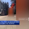 Video: Di Depan Kedubes Israel, Militer AS Bakar Diri Hingga Tewas