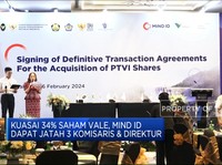 Kuasai 34% Saham Vale, MIND ID Dapat Jatah Komut-Dirut Vale Indonesia
