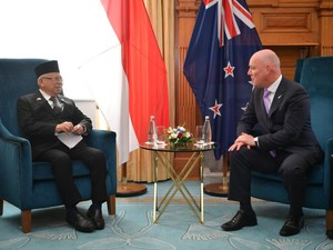 Maruf Amin Bertemu PM Selandia Baru, Kondisi Pilot Susi Air Ikut Dibahas