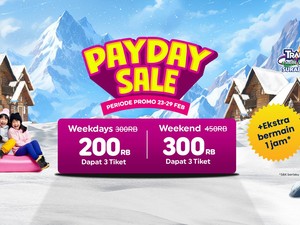 Meluncur Rek! Main Salju di Trans Snow World Surabaya Cuma Rp 100 Ribuan