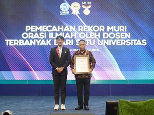 UMSU Raih MURI Orasi Ilmiah Dosen Terbanyak