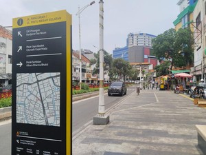 Melihat Hasil Revitalisasi Trotoar di Pancoran Glodok, Kini Makin Lebar