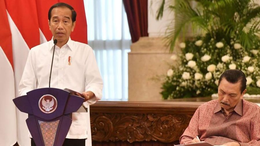 Sejumlah Kabinet menteri menghadiri Sidang Kabinet Paripurna di Istana Negara. (Instagram @smindrawati)