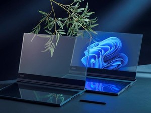 Lenovo Pamerkan Laptop Layar Transparan Pertama di Dunia