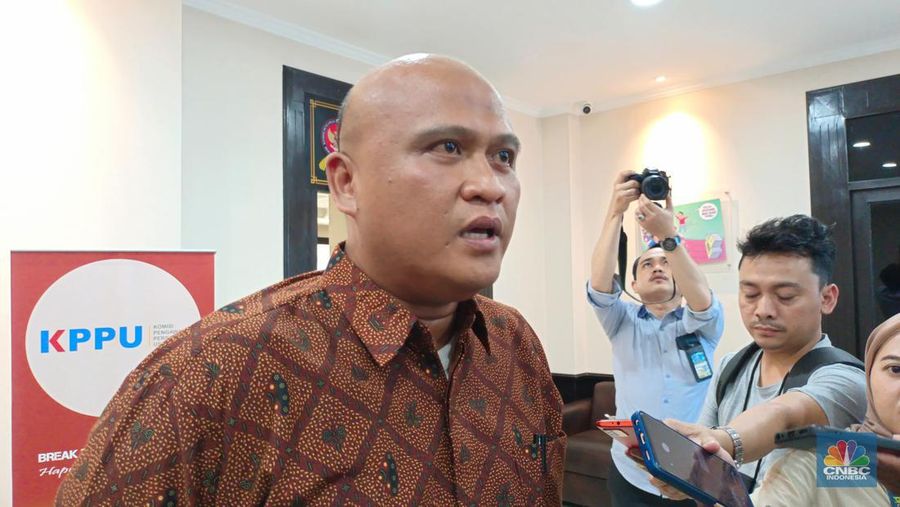 Anggota KPPU Hilman Pudjana. (CNBC Indonesia/Martyasari RIzky)