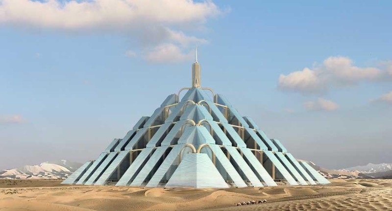 Dubai Bangun Piramid Terbesar di Dunia yakni piramida Ziggurat. Dubai Bangun Piramid Terbesar di Dunia yakni piramida Ziggurat. (Facebook/Civil Engineering)