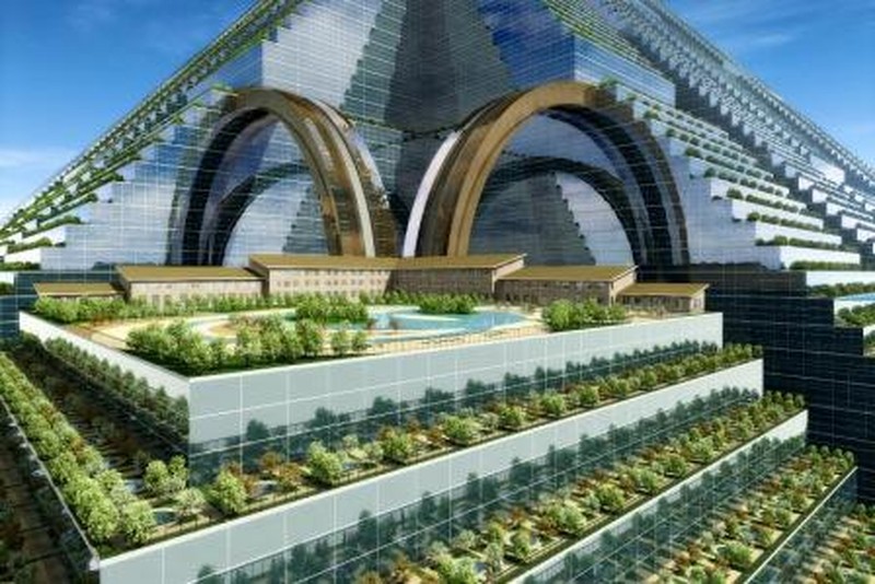 Dubai Bangun Piramid Terbesar di Dunia yakni piramida Ziggurat. Dubai Bangun Piramid Terbesar di Dunia yakni piramida Ziggurat. (Facebook/Civil Engineering)