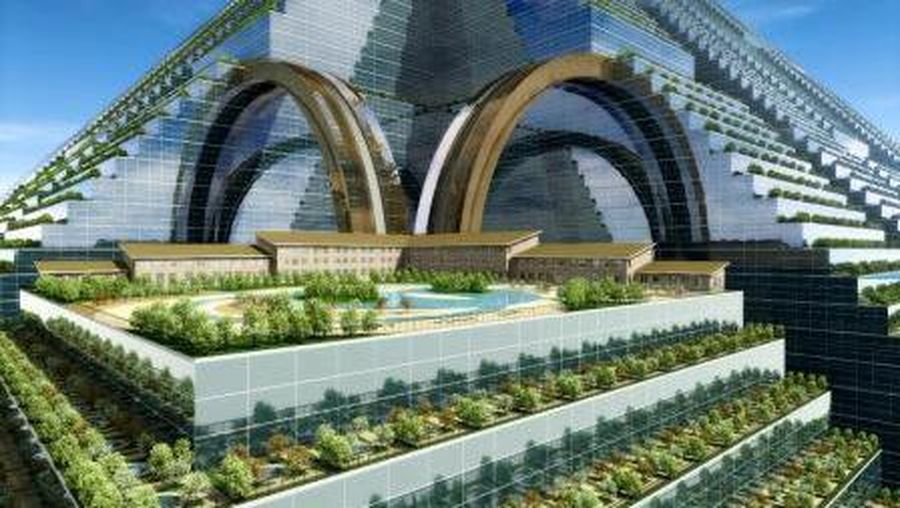 Dubai Bangun Piramid Terbesar di Dunia yakni piramida Ziggurat. (Facebook/Civil Engineering)