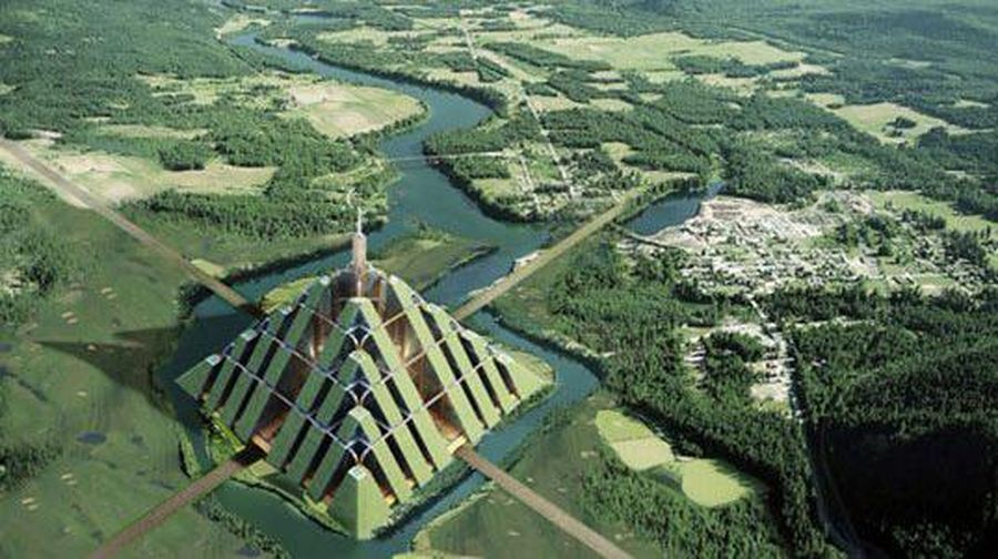 Dubai Bangun Piramid Terbesar di Dunia yakni piramida Ziggurat. (Facebook/Civil Engineering)