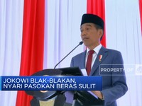 Video: Jokowi Blak-blakan Cari Pasokan Beras Sulit