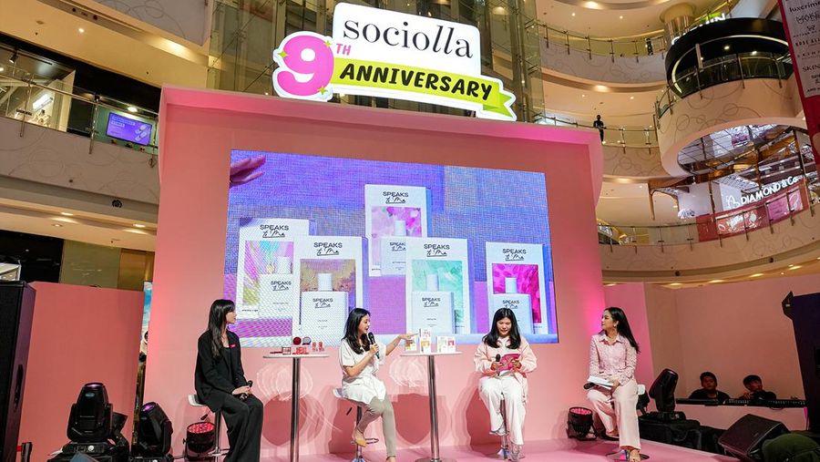 Sociolla, omni-retailer kecantikan di Indonesia, merayakan anniversary ke-9 dengan menghadirkan serangkaian kejutan menarik bagi beauty enthusiasts di acara yang akan digelar di atrium Mall Central Park, Jakarta mulai dari 27 Februari hingga 3 Maret 2024. (Dok. Sociolla)