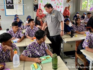 Simulasi Makan Siang Gratis, Airlangga: Bisa Dilihat Berapa Biaya yang Pas
