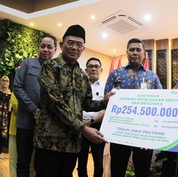 BPJS Ketenagakerjaan Santuni Keluarga 44 Petugas Pemilu