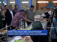 Airlangga Simulasi Makan Siang Gratis Prabowo Di Tangerang