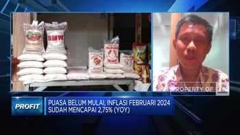 Video: Ekonom Sebut Kenaikan Inflasi Februari Masih Wajar