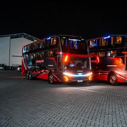 Mantap! Juragan 99 Trans Rilis Bus Super Double Decker