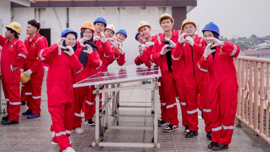 Sebanyak 89 mahasiswa program Merdeka Belajar Kampus Merdeka (MBKM) Gerilya Academy Batch 6 melaksanakan Bimbingan Teknis dan Site Visit di kantor Pusat Pengembangan Sumber Daya Manusia Ketenagalistrikan Energi Baru Terbarukan dan Konservasi Energi (PPSDM KEBTKE) Jakarta, Rabu (28/2/2024). (Dok. Kementerian ESDM)