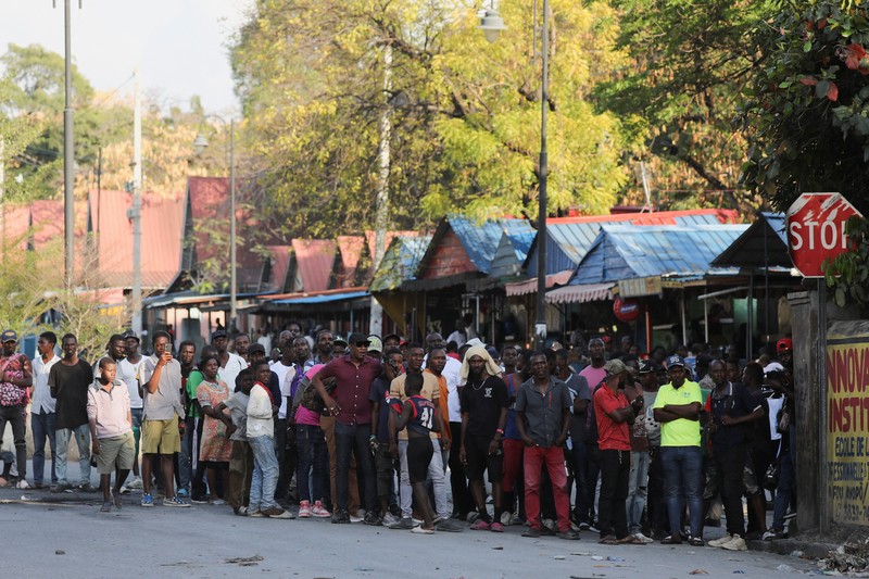 Suasana bentrokan pecah di Haiti, geng kriminal tuntut Perdana Menteri Ariel Henry mundur. (REUTERS/Ralph Tedy Erol) Suasana bentrokan pecah di Haiti, geng kriminal tuntut Perdana Menteri Ariel Henry mundur. (REUTERS/Ralph Tedy Erol)
