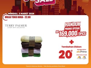 Handuk Murah Meriah Ada di Transmart Full Day Sale