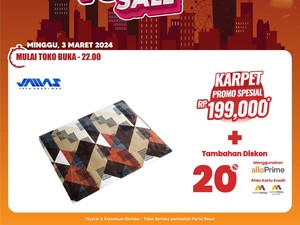 Cuma di Transmart Full Day Sale, Karpet Berkualitas Harga Miring!