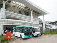 Turun di Stasiun Tegalluar, Penumpang Whoosh Akan Dijemput Bus Listrik