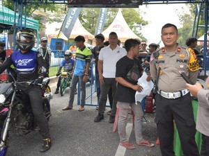 Satlantas Polresta Pekanbaru Gandeng IMI Riau Deklarasi Anti Balapan Liar