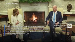 Perdana! Biden Akan Kirim Bantuan ke Gaza Via Udara