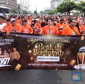 Grand Launching Berkah Berlimpah Mega Syariah Meriahkan CFD Jakarta
