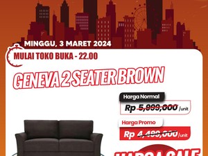 Cuma di Transmart Full Day Sale, Beli Sofa Bisa Didiskon hingga Rp 2 Jutaan