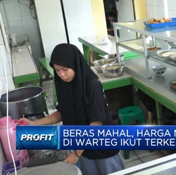 Video: Beras Mahal, Harga Makanan di Warteg Ikut Terkerek