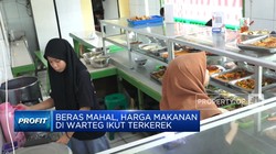 Video: Beras Mahal, Harga Makanan di Warteg Ikut Terkerek